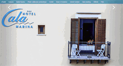 Desktop Screenshot of hotelcalamarina.it